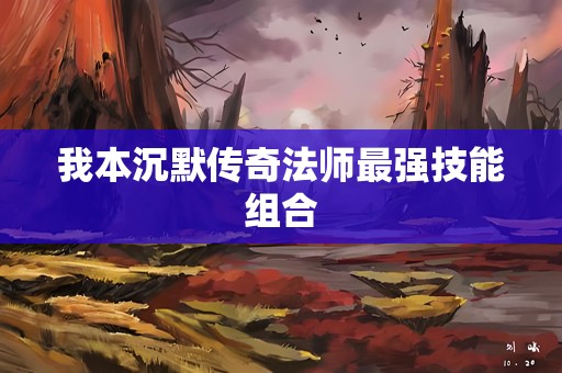 我本沉默传奇法师最强技能组合