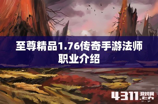 至尊精品1.76传奇手游法师职业介绍