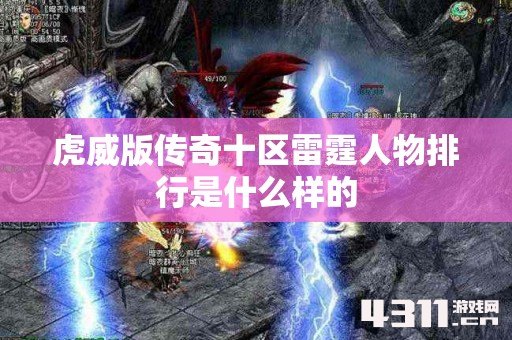 虎威版传奇十区雷霆人物排行是什么样的