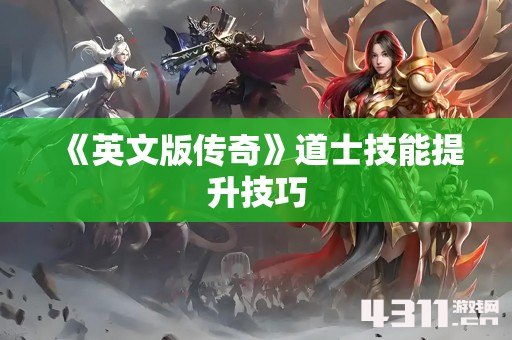 《英文版传奇》道士技能提升技巧
