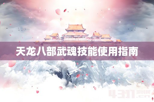 天龙八部武魂技能使用指南