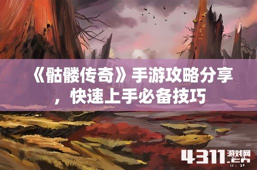 《骷髅传奇》手游攻略分享，快速上手必备技巧